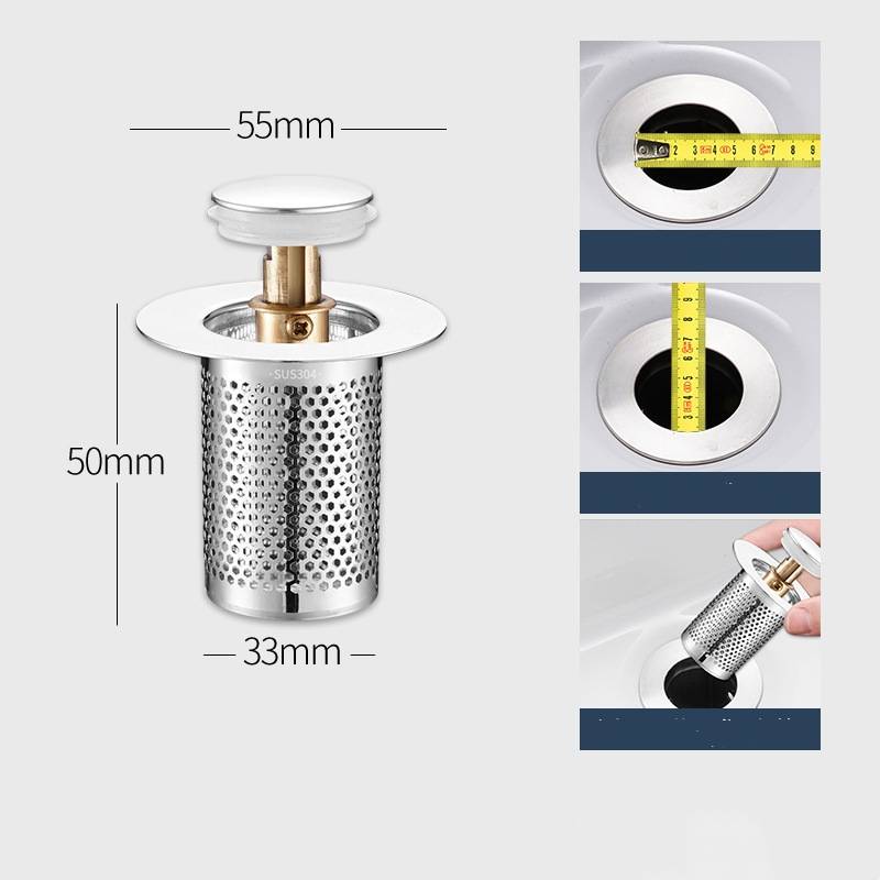 Waschbecken-Leckstopfen Pop-Up-Stopfen Kern (kurz)