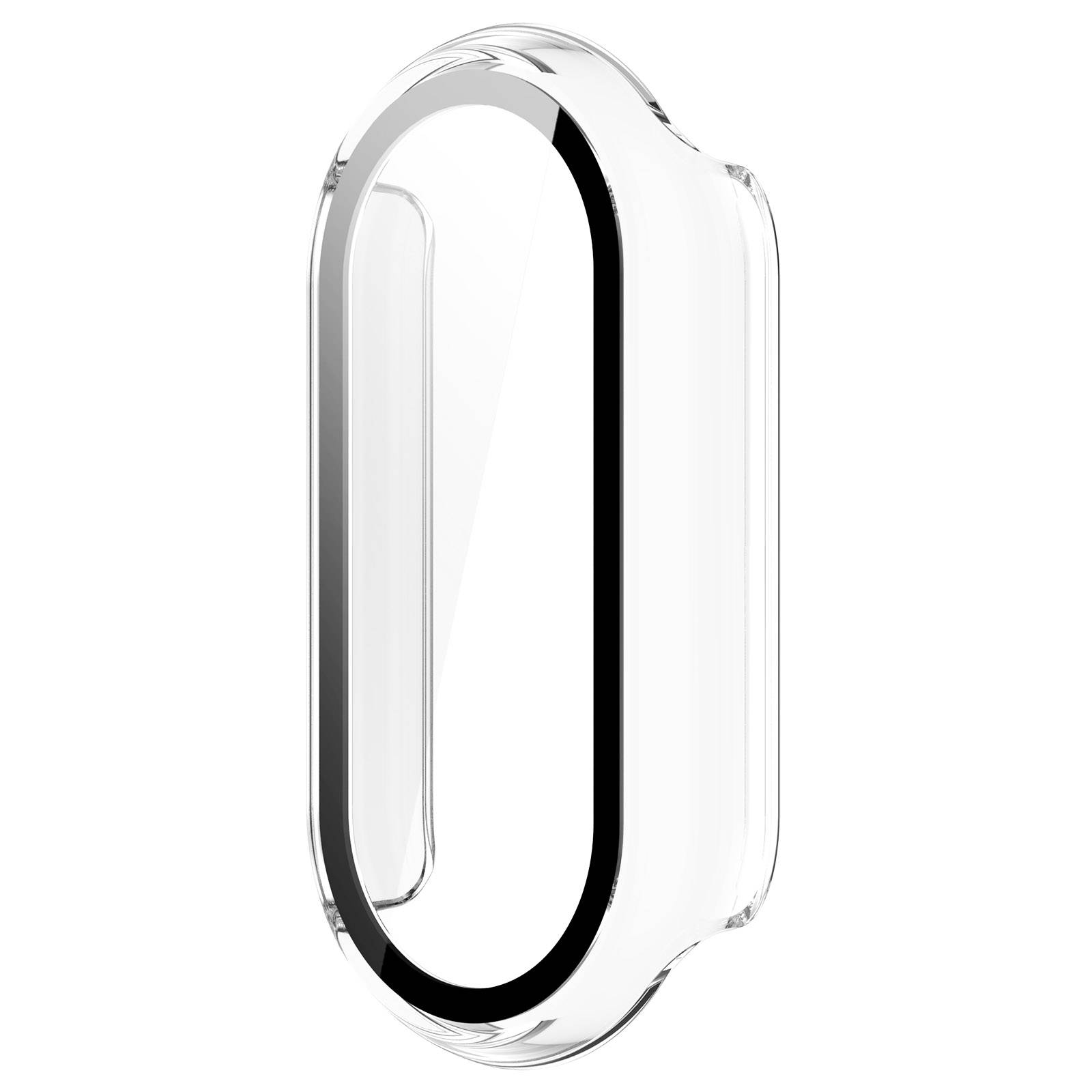 Xiaomi Mi Band 9/9 NFC-Hülle mit Displayschutz aus gehärtetem Glas Transparent