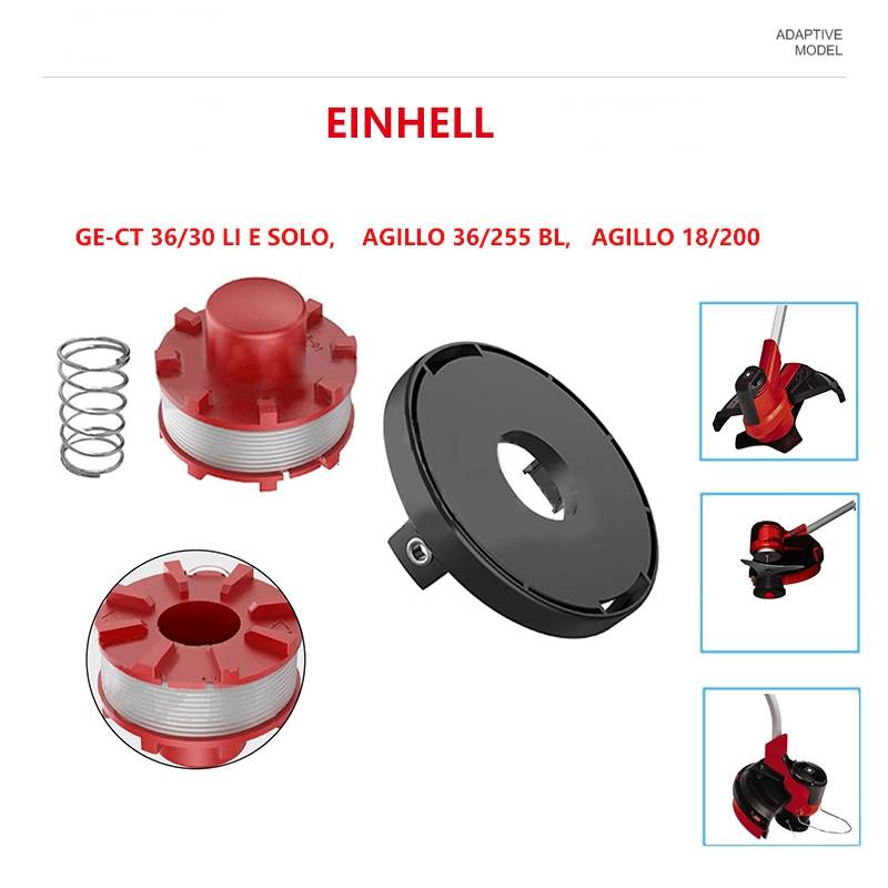 Ersatz-Spulenfaden-Set für Einhell Akku-Rasentrimmer