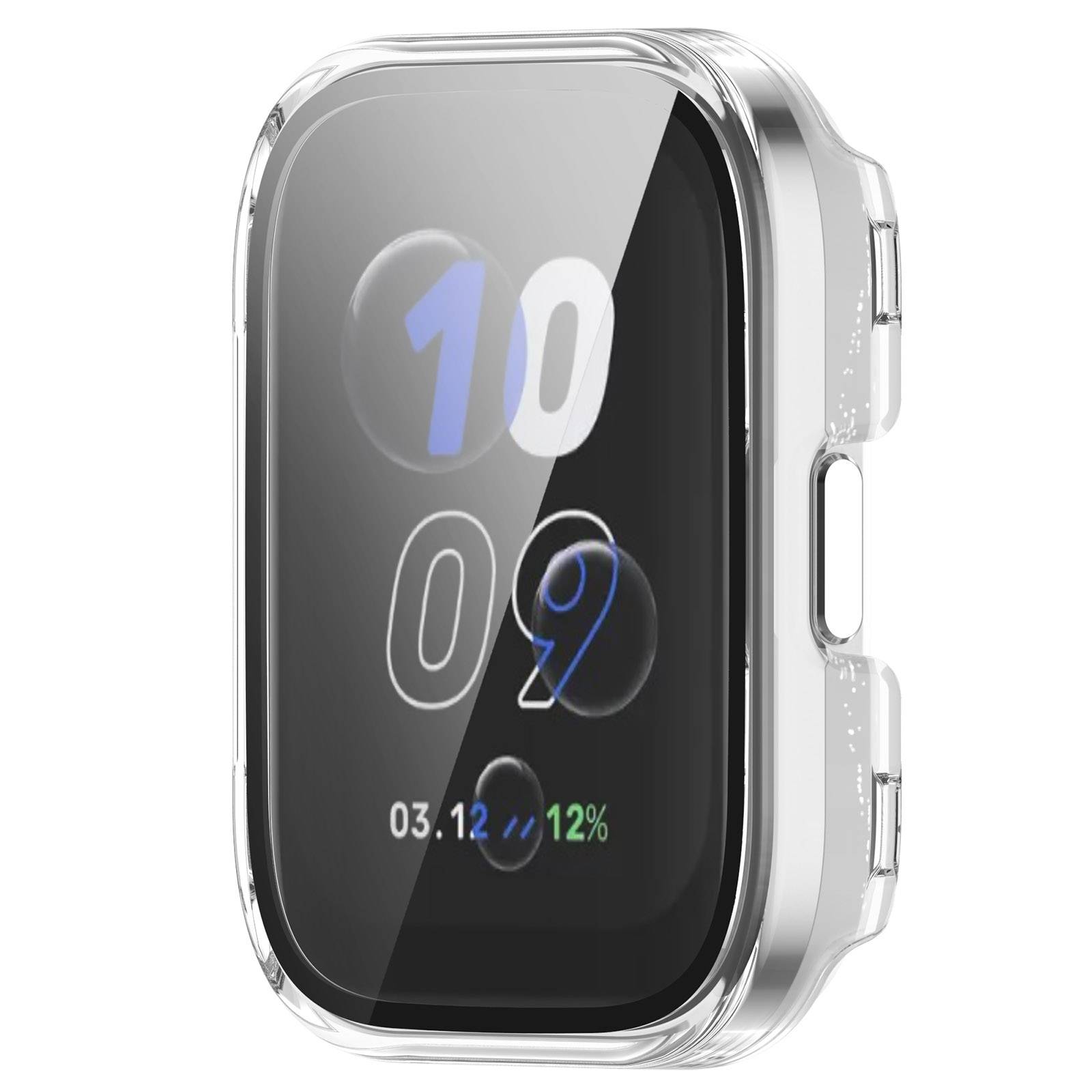 Hülle mit Displayschutzfolie für Amazfit Bip 5 Unity Transparent