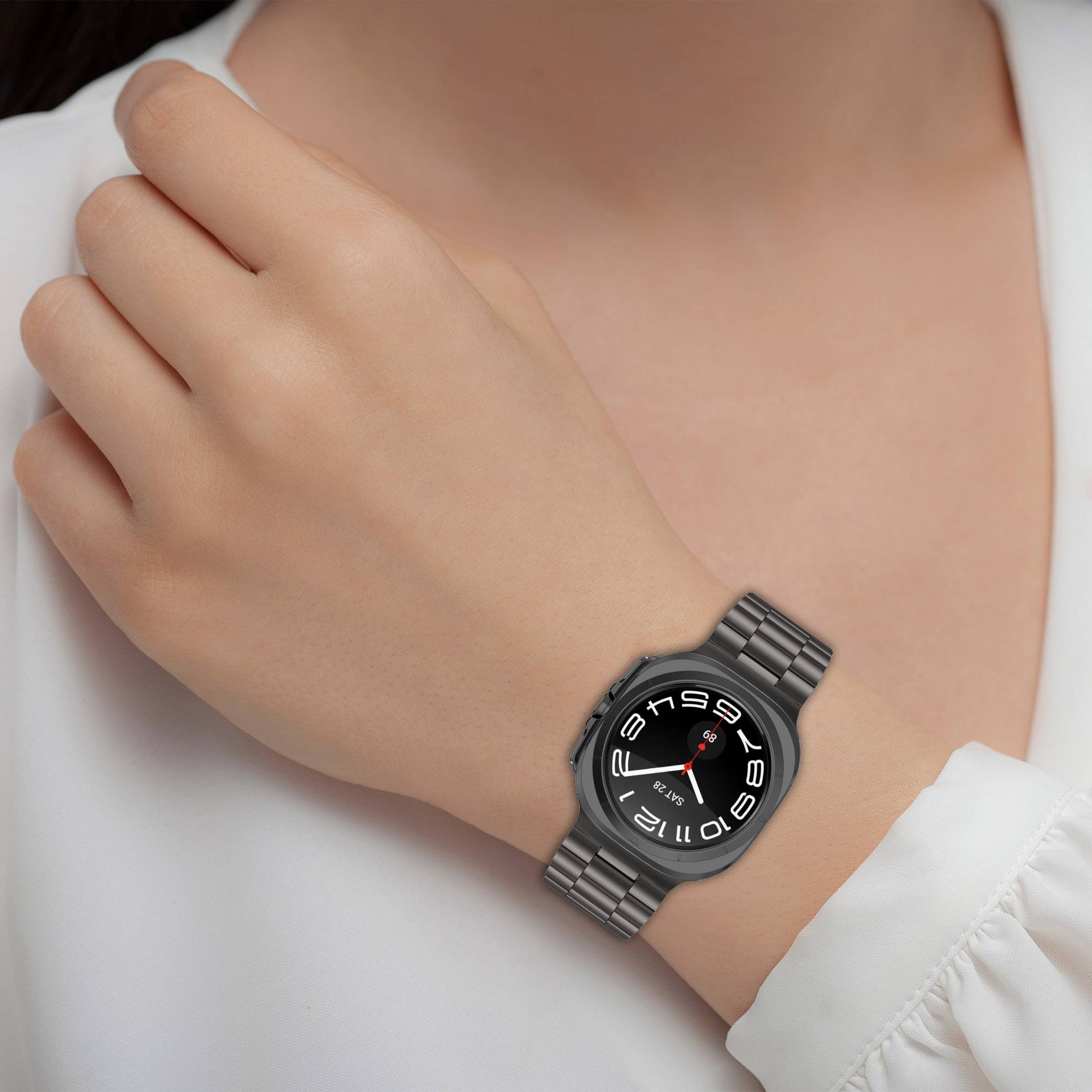 Stahlarmband für Samsung Watch Ultra 47 mm Black