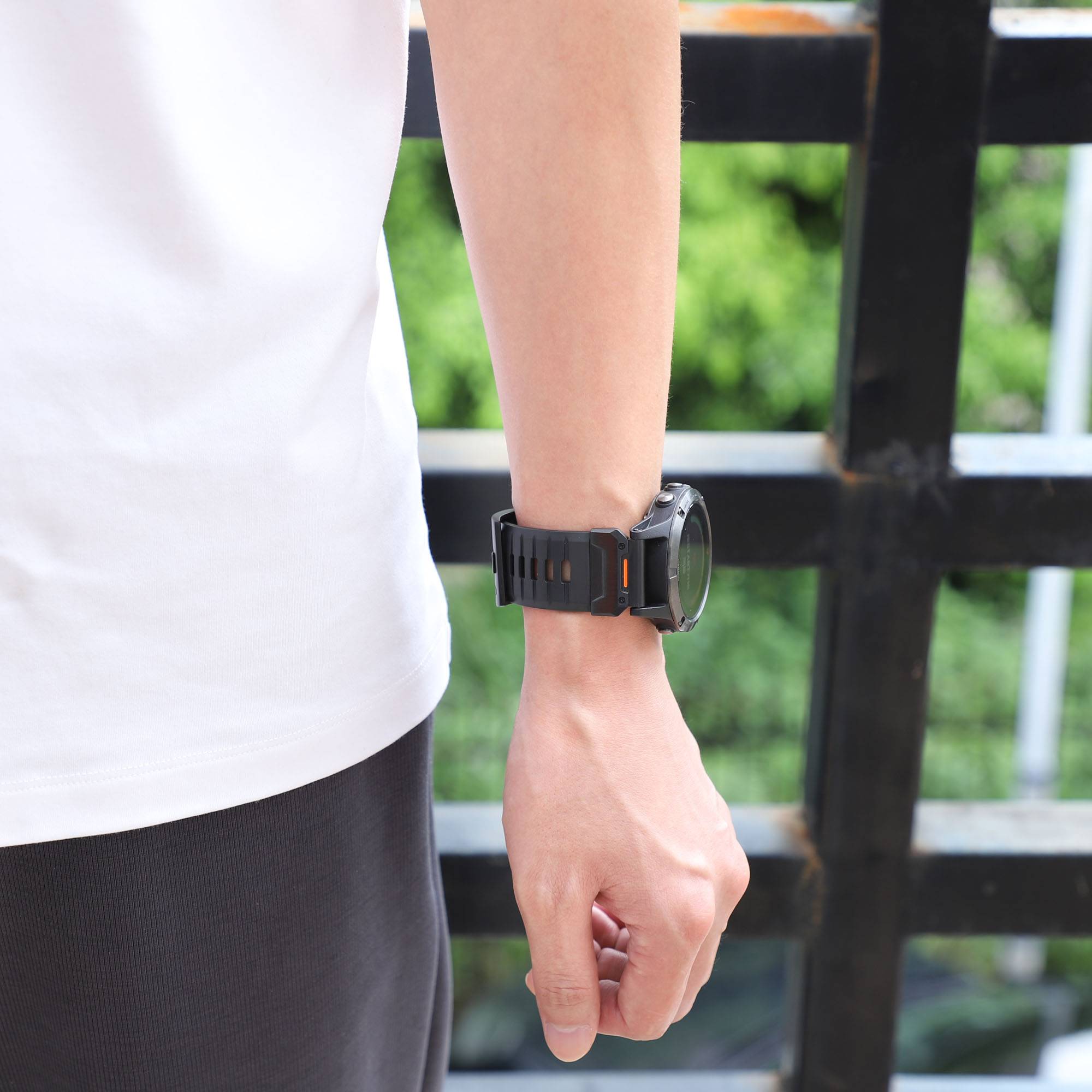 26 mm Uhrenarmband für Garmin Fenix 3/5/5X/6X/7X Black