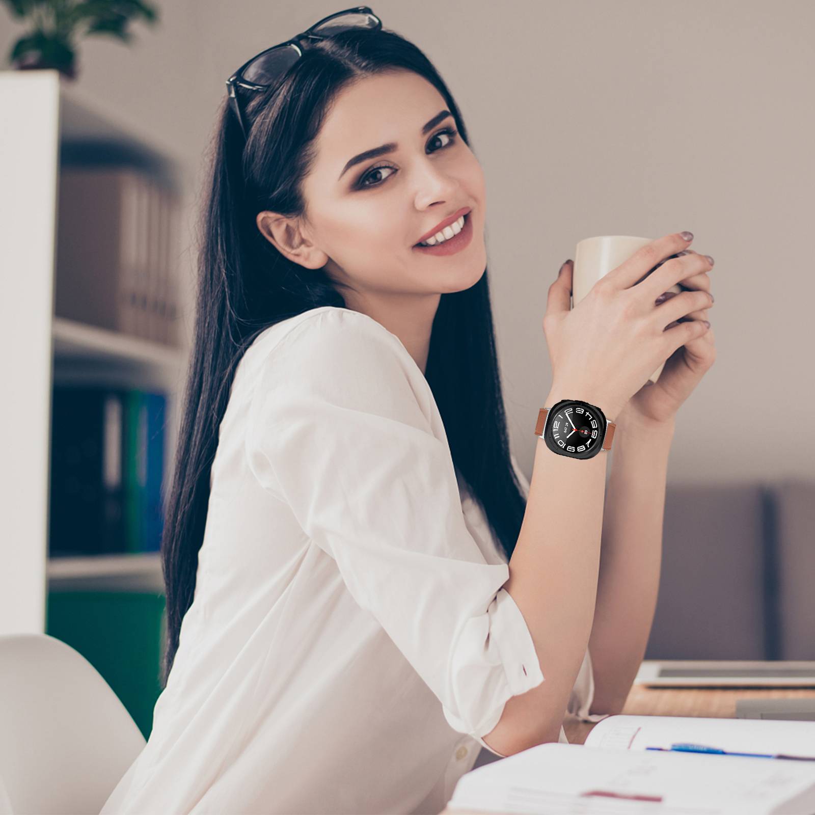 Uhrenarmband für Samsung Watch 7 Ultra 47MM coffee