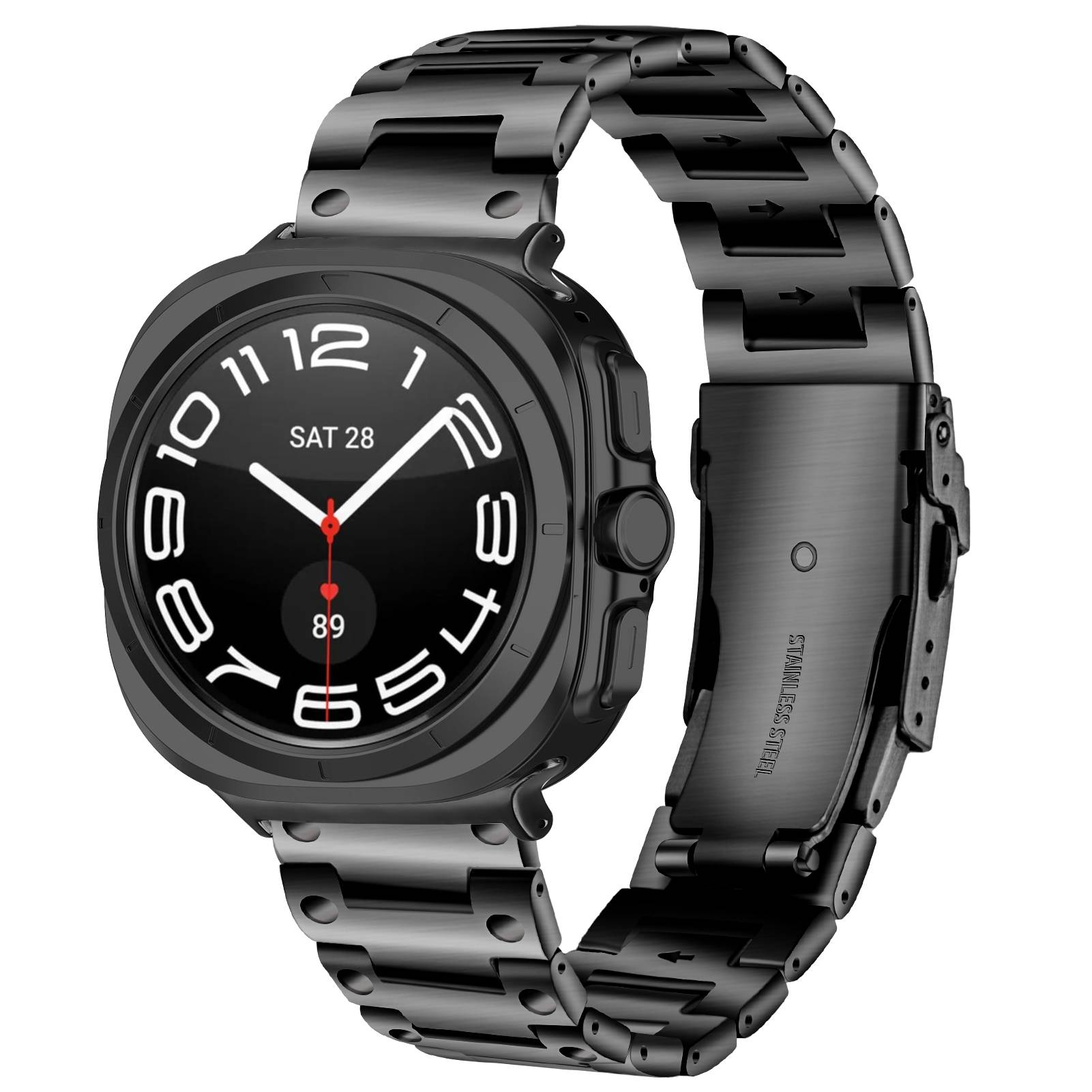 Stahlschnalle für Samsung Galaxy Watch Ultra 47MM Black