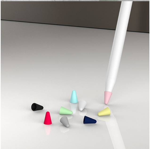 Silikon-Spitzenabdeckungen für Apple Pencil Pro Grey