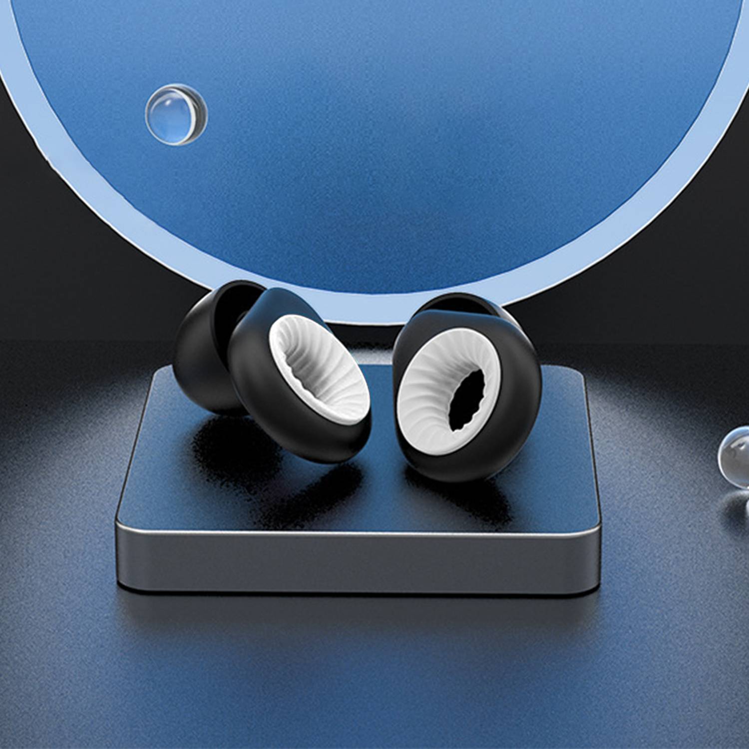 Geräuschunterdrückende Ohrstöpsel Black+White