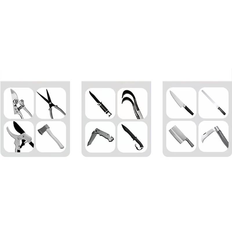 Tragbarer Messerschärfer für den Einsatz im Freien und in der Küche Black