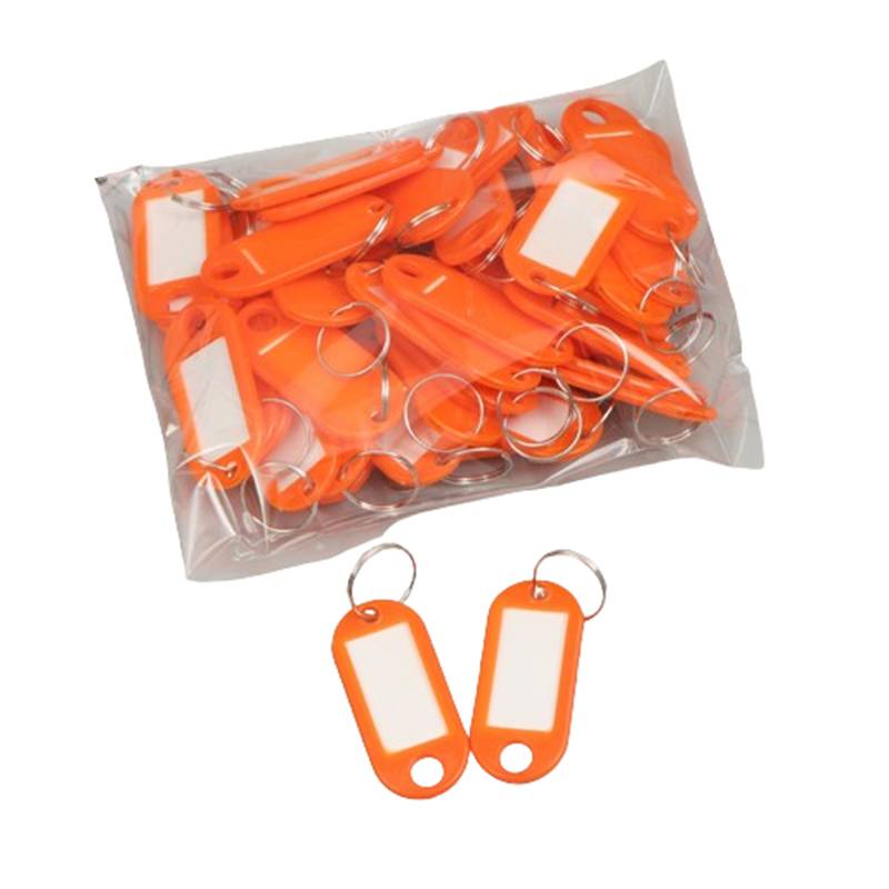 Multifunktionaler Schlüsselanhänger (50er-Pack) Orange