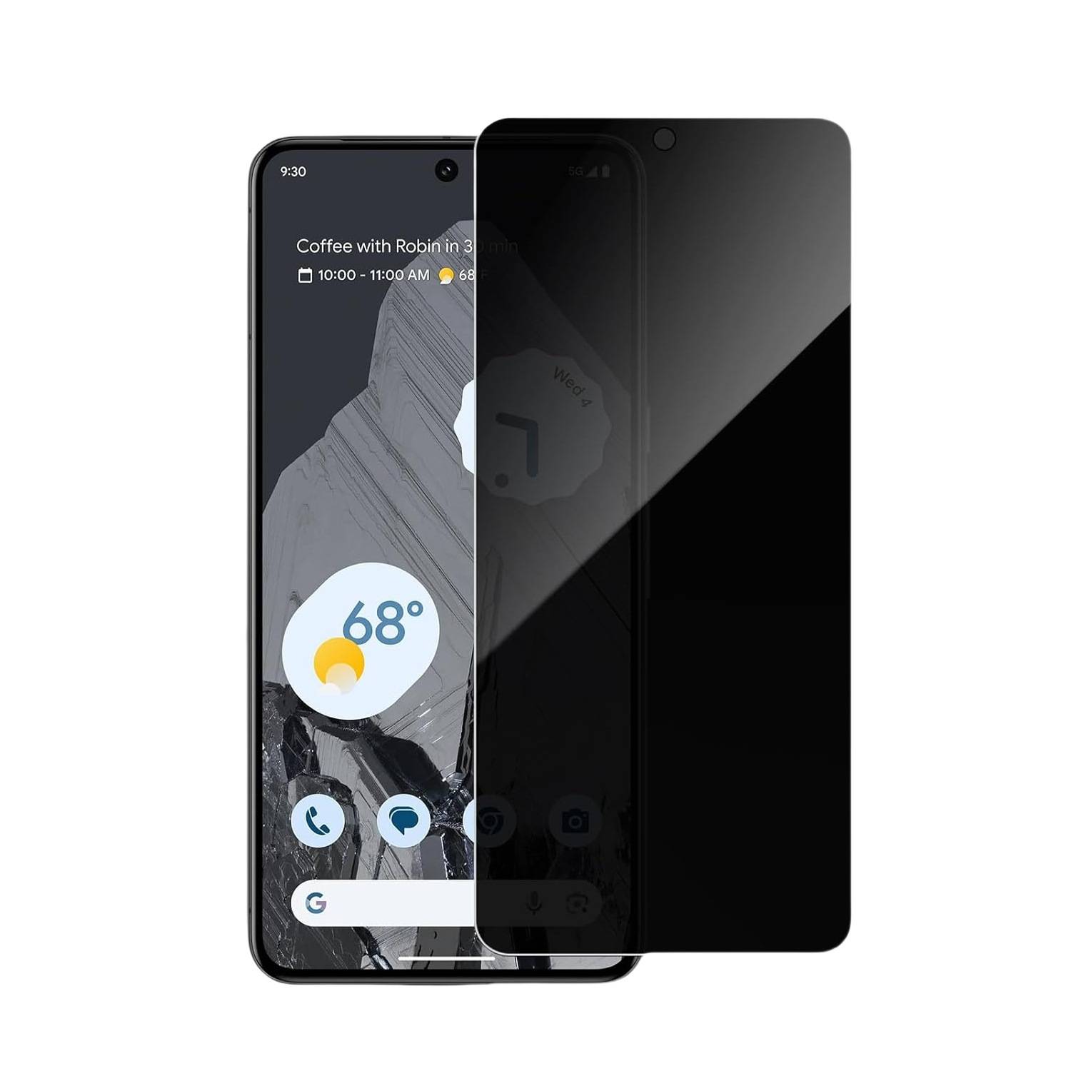 Displayschutzfolie / Blickschutz für Google Pixel Google Pixel 9 Pro XL