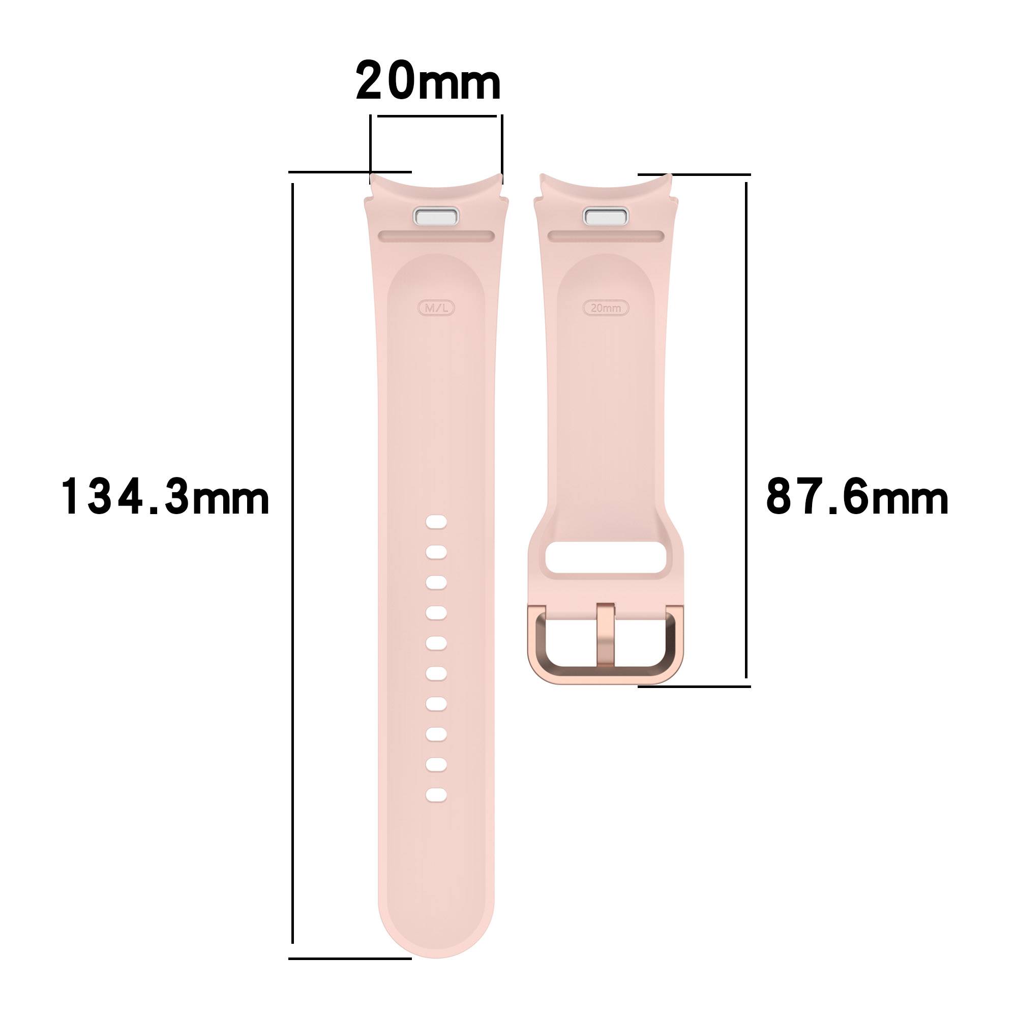 Silikonarmband für Samsung Galaxy Watch 7/FE Pink