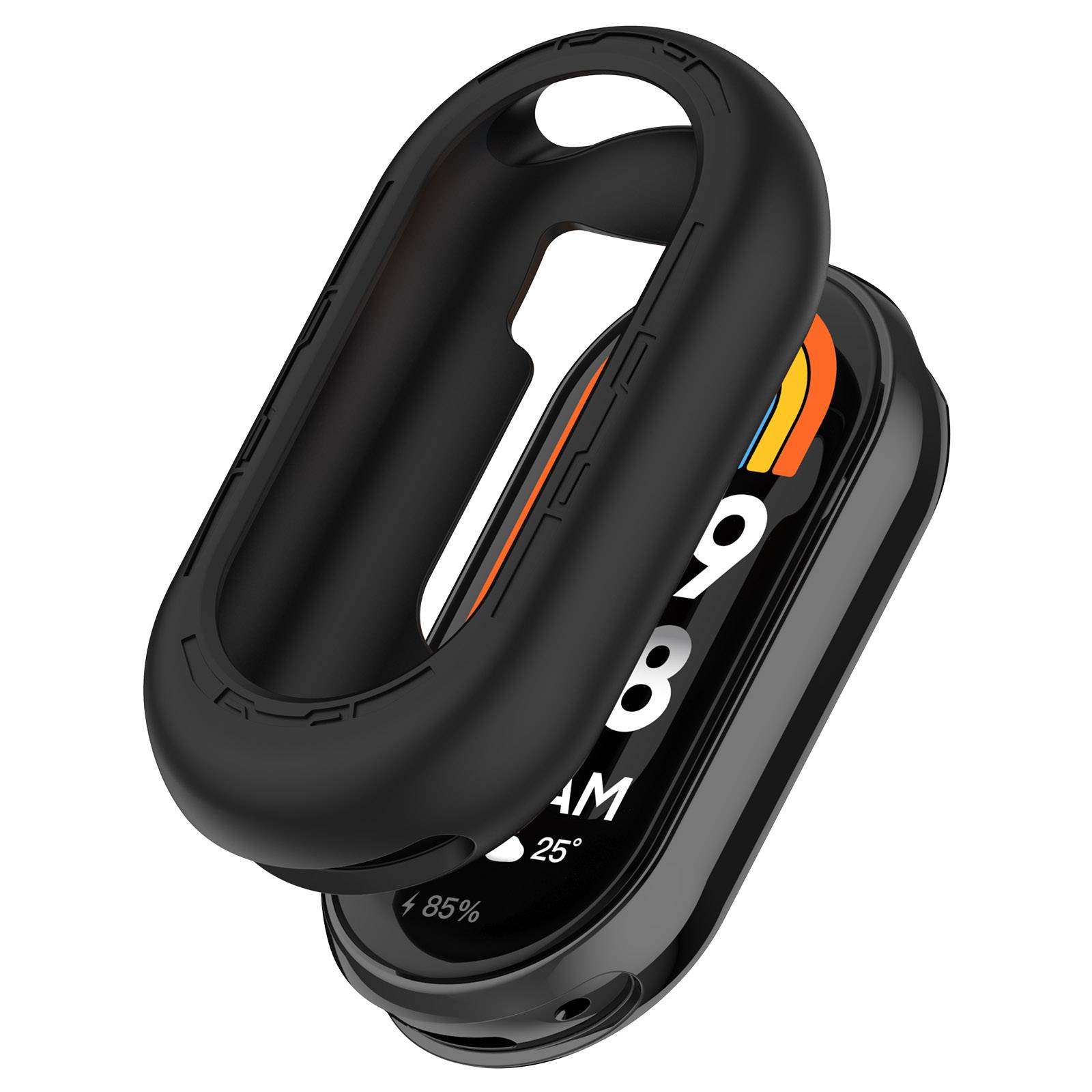 Silikon-Schutzhülle für Xiaomi Mi Band 9/9 NFC Black