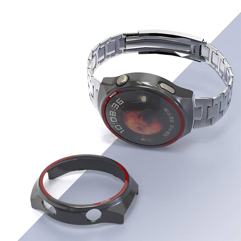 PC-Gehäuse mit Displayschutzfolie für Huawei Watch 4 Pro