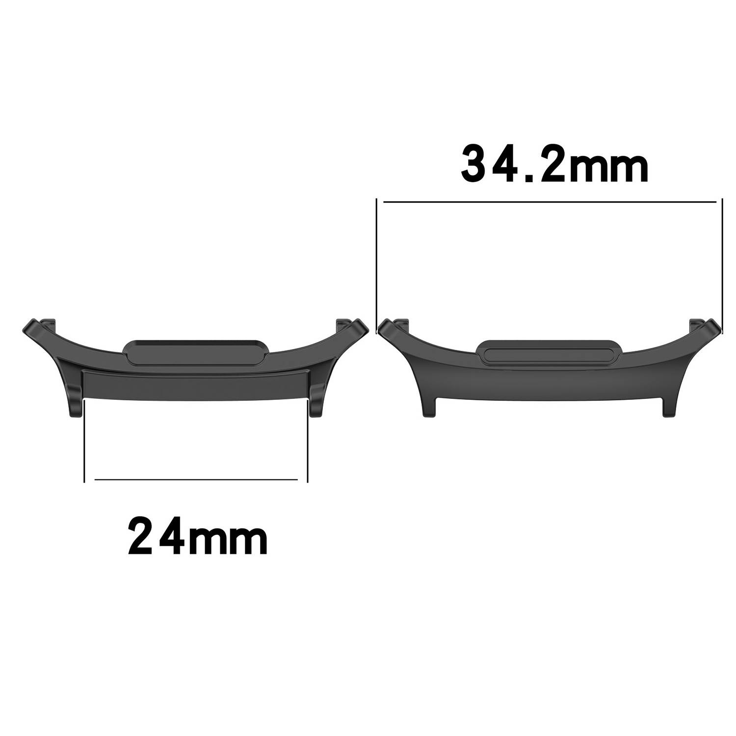 Uhrenarmbandbefestigungen für Samsung Watch Ultra 47 mm Black