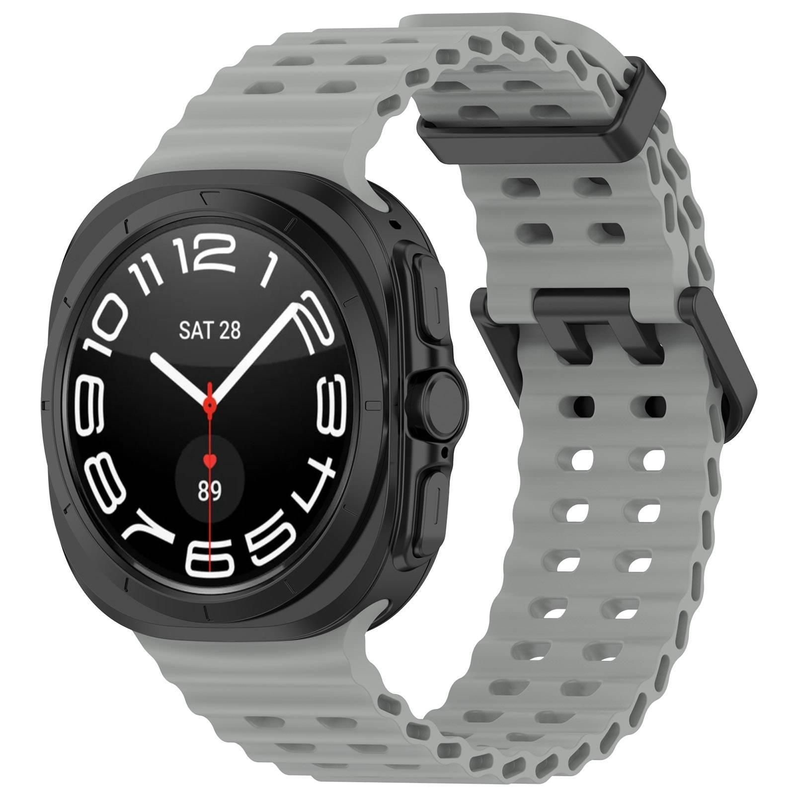 Silikon-Uhrenarmband für Samsung Watch Ultra 47 mm Grey