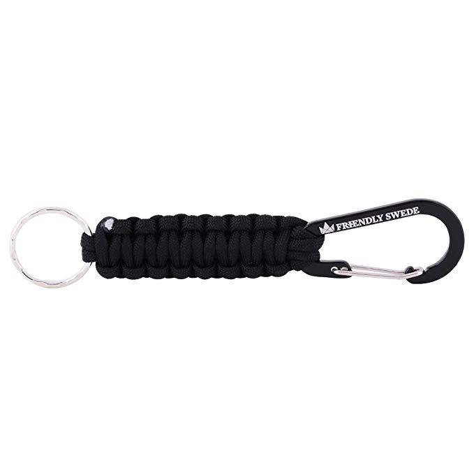 Paracord-Schlüsselanhänger Black