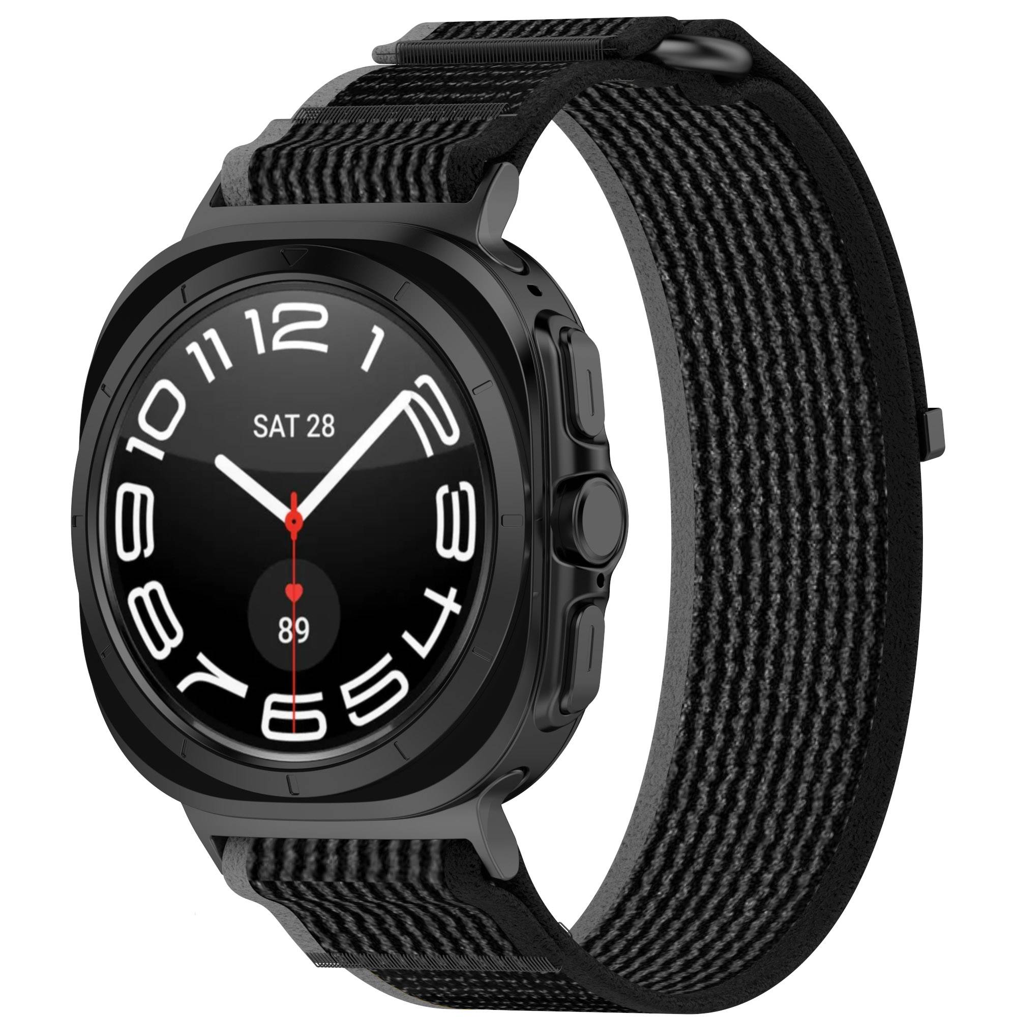 Samsung Watch Ultra 47 mm Trail Nylonarmband Black