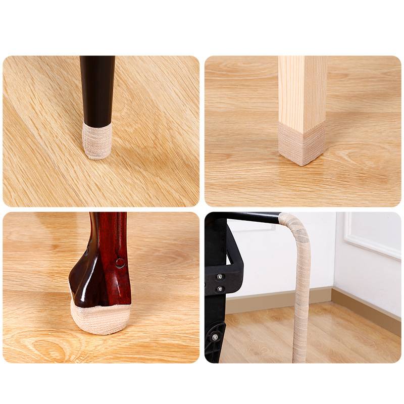 Rutschfeste Möbelbeinpolster Khaki