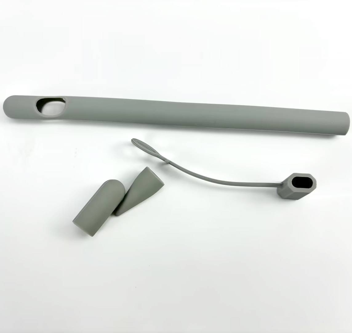 4-teiliges Silikon-Schutzhüllen-Set für Apple Pencil Grey