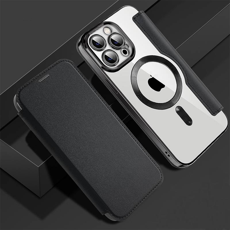 Magnetische Flip-Hülle für iPhone 14 Pro mit Kartenhalter iPhone 14 Pro