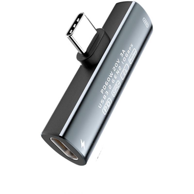 USB-C-auf-USB-C-Adapter – 60 W Schnellladung und 10 Gbit/s Datenübertragung