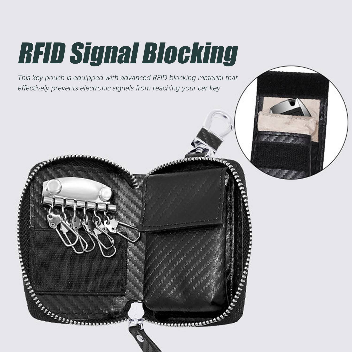 RFID-Blockierender Schlüsselbeutel - Schützen Sie Ihren Autoschlüssel