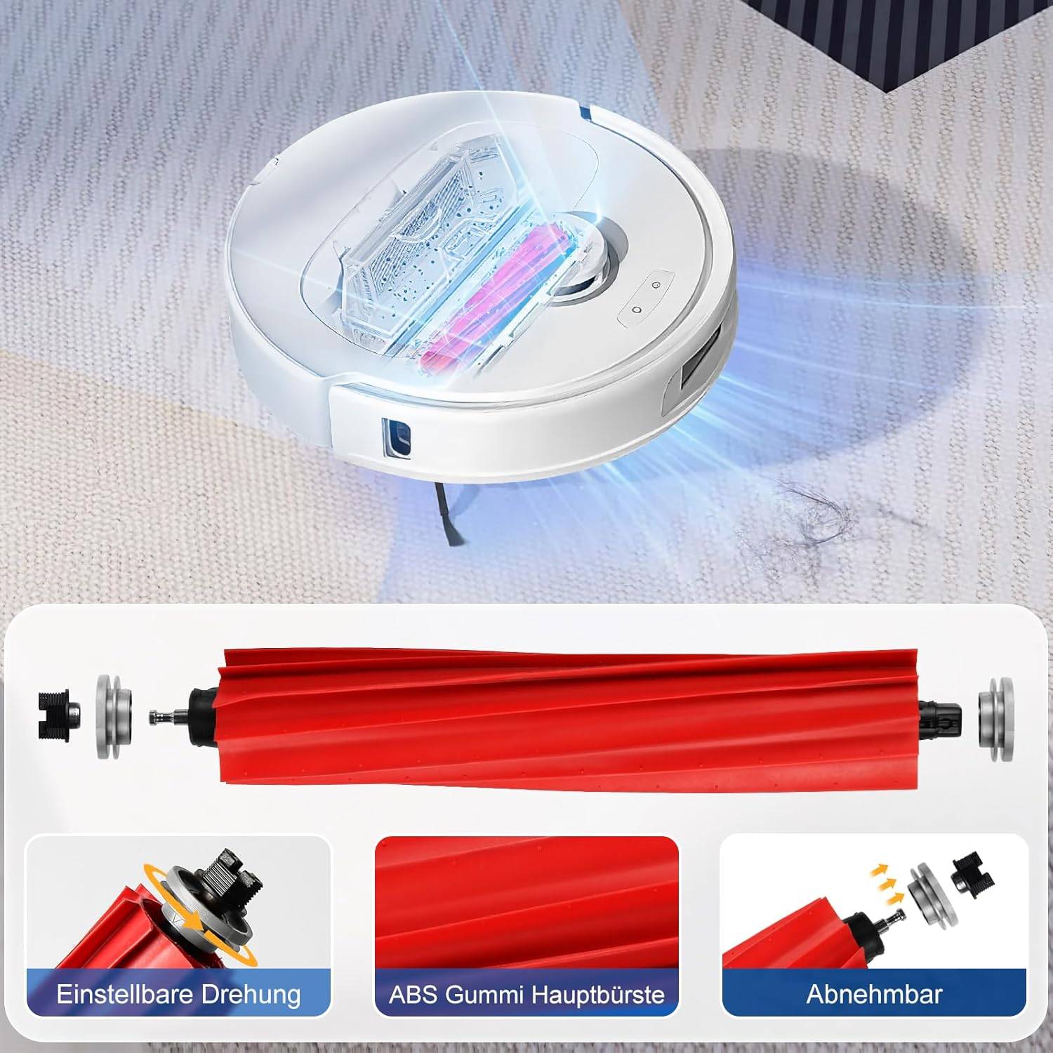 Zubehör für Roborock Qrevo S/Qrevo Pro Roboterstaubsauger