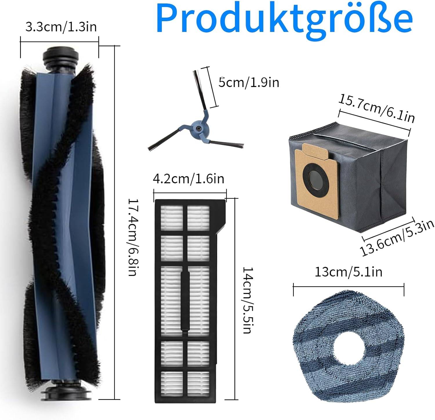 Ersatzteile für den Eufy X10 Pro Omni Roboterstaubsauger