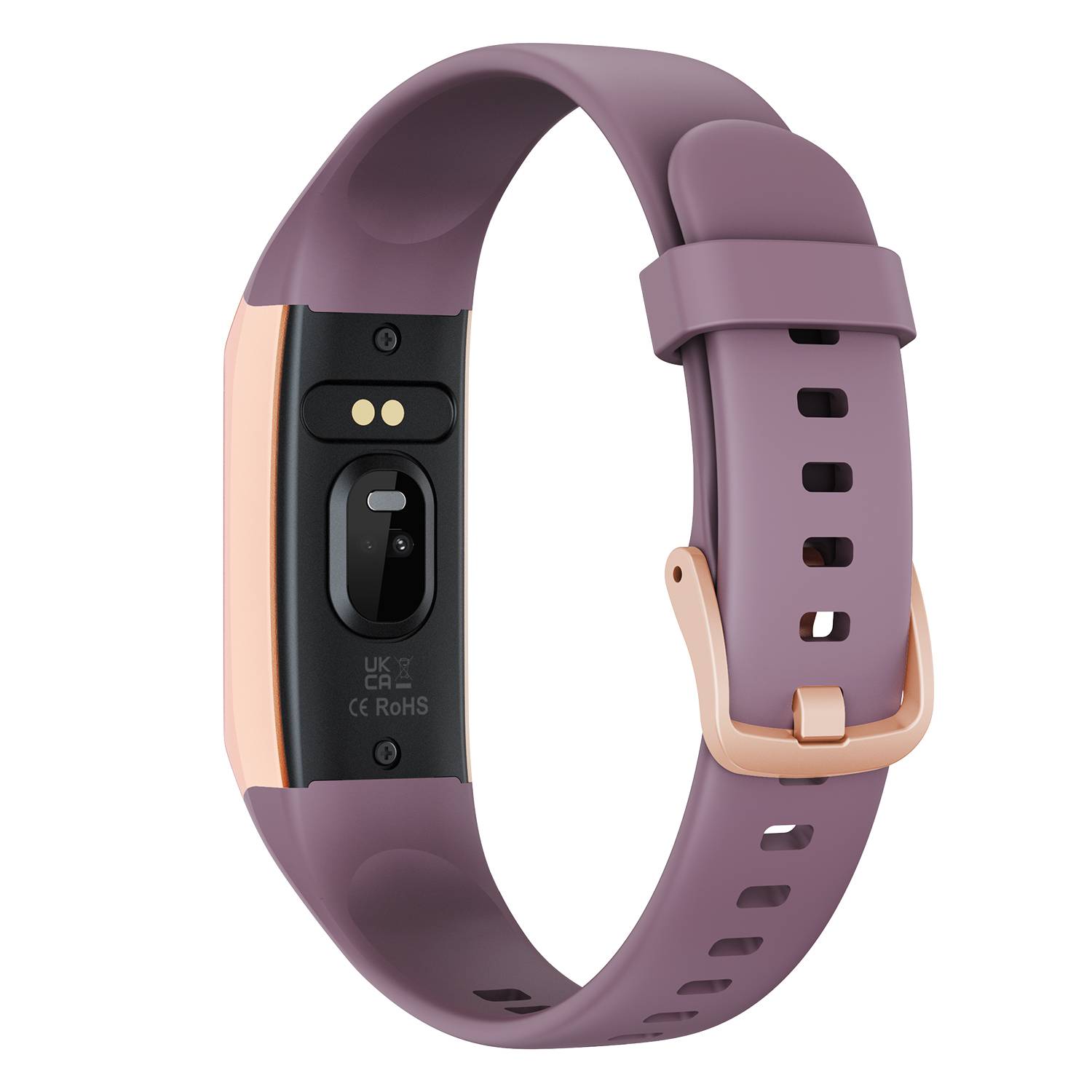 Smartwatch mit Herzfrequenz- und Blutdruckmesser Purple