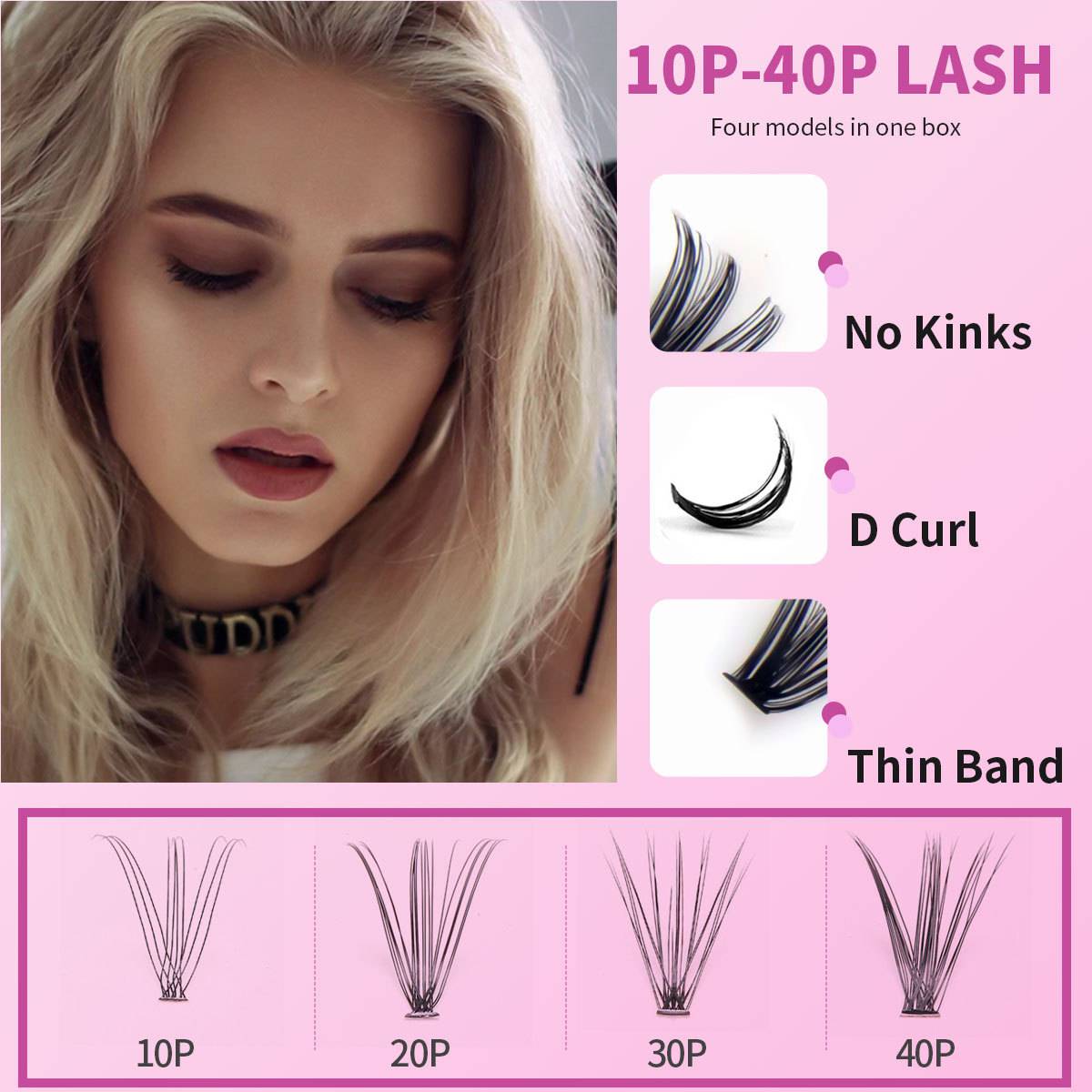 DIY individuelle Wimpern