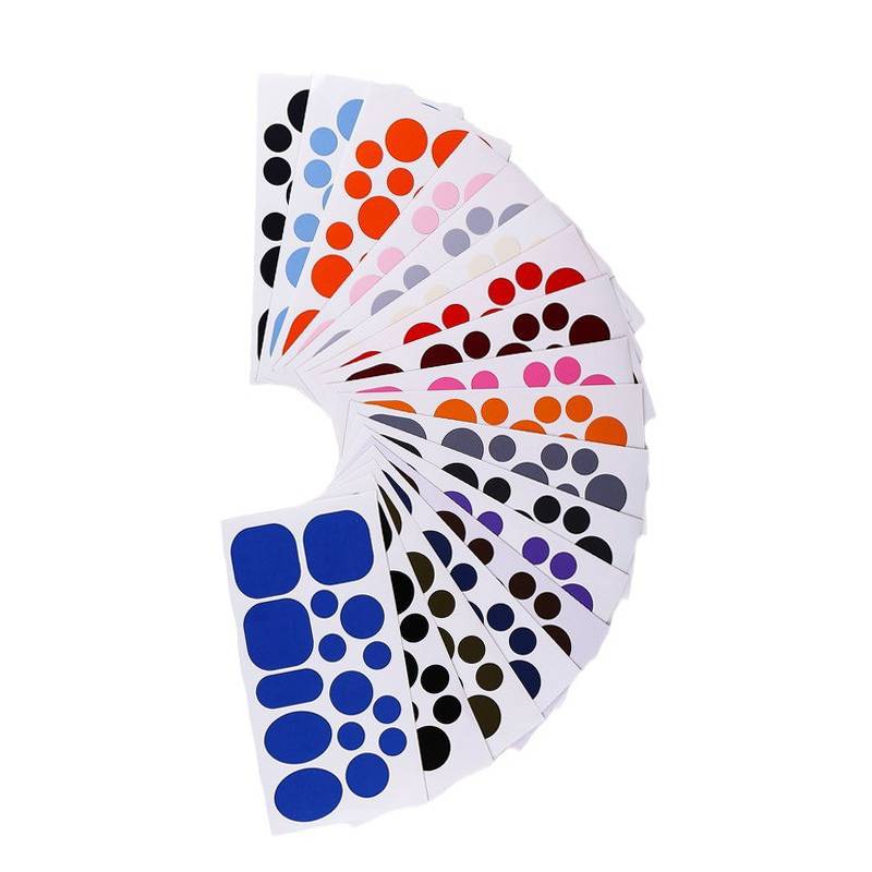 Reparaturflicken für Daunenjacken, mehrfarbig, 18er-Pack Kreistyp