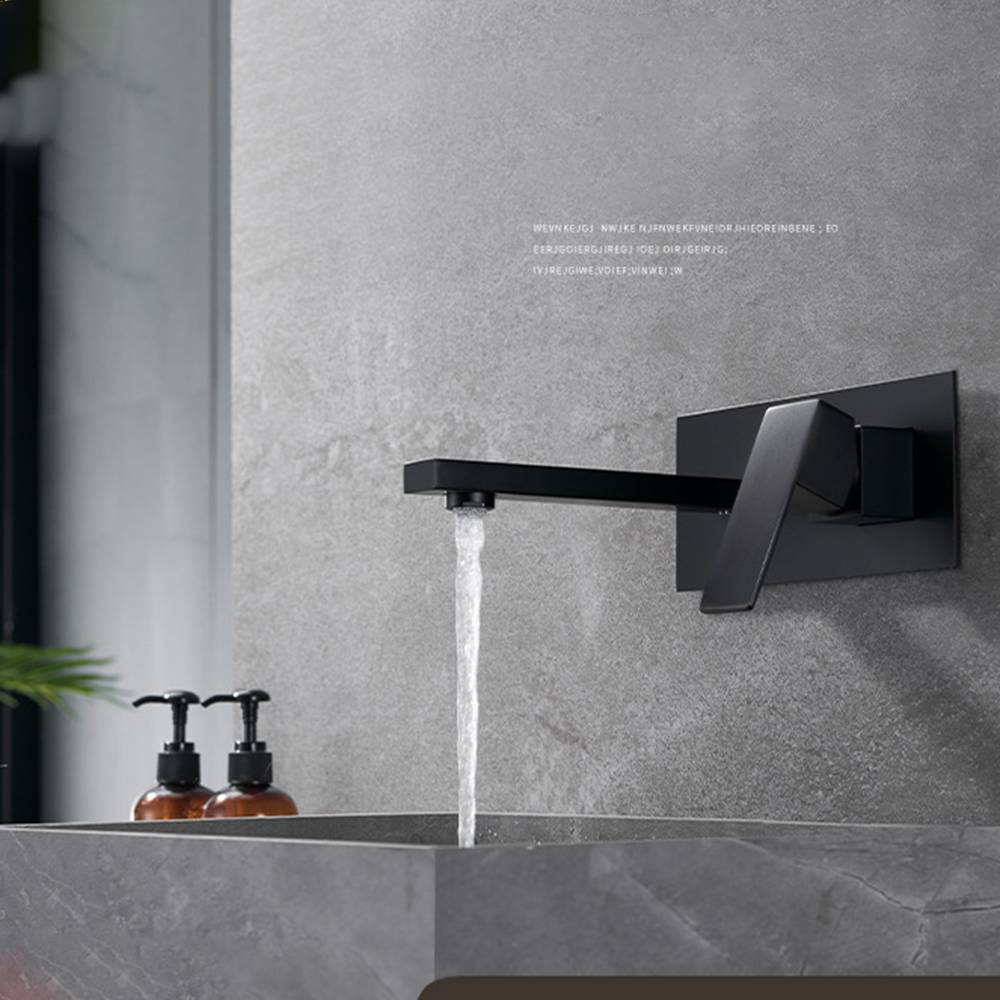 An der Wand montierter Badezimmerhahn (Rohbaukasten enthalten)