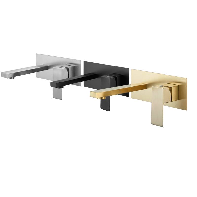 An der Wand montierter Badezimmerhahn (Rohbaukasten enthalten)