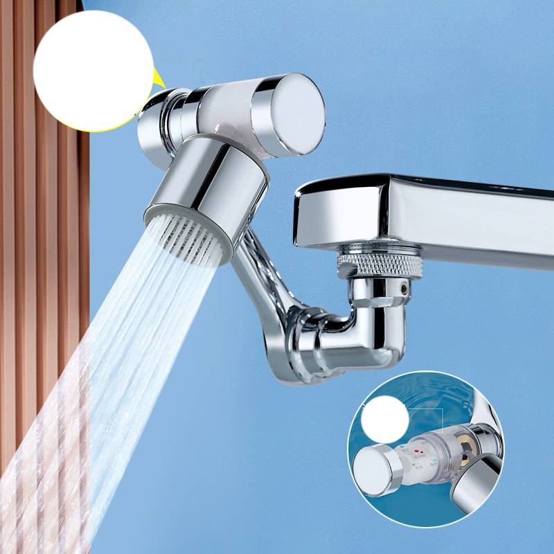 1080° drehbarer Küchenarmatur-Luftsprudler, flexibler Wasserspar-Armaturaufsatz aus Zinklegierung