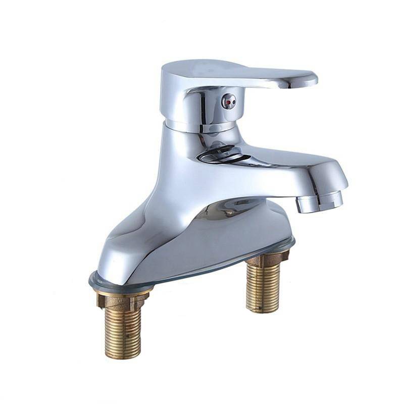 Retro Zweigriff Waschtischarmatur aus Kupfer