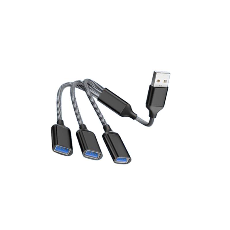 3-Port-USB-Hub-Splitter-Adapter Black