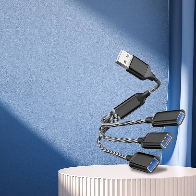 3-Port-USB-Hub-Splitter-Adapter Black