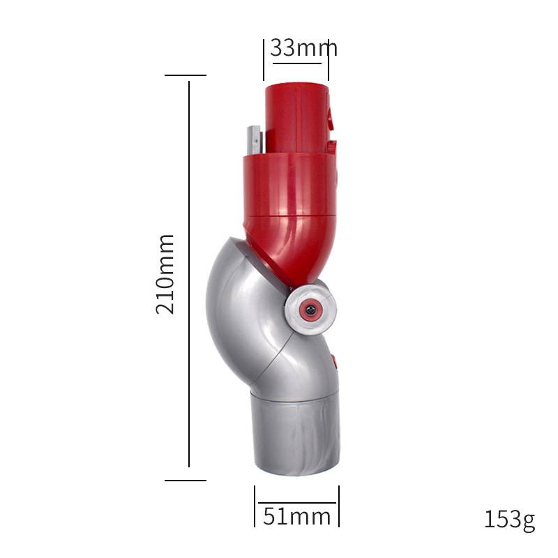 Dyson V7 V8 V10 V11 V15 Winkeladapter mit Schnellanschluss