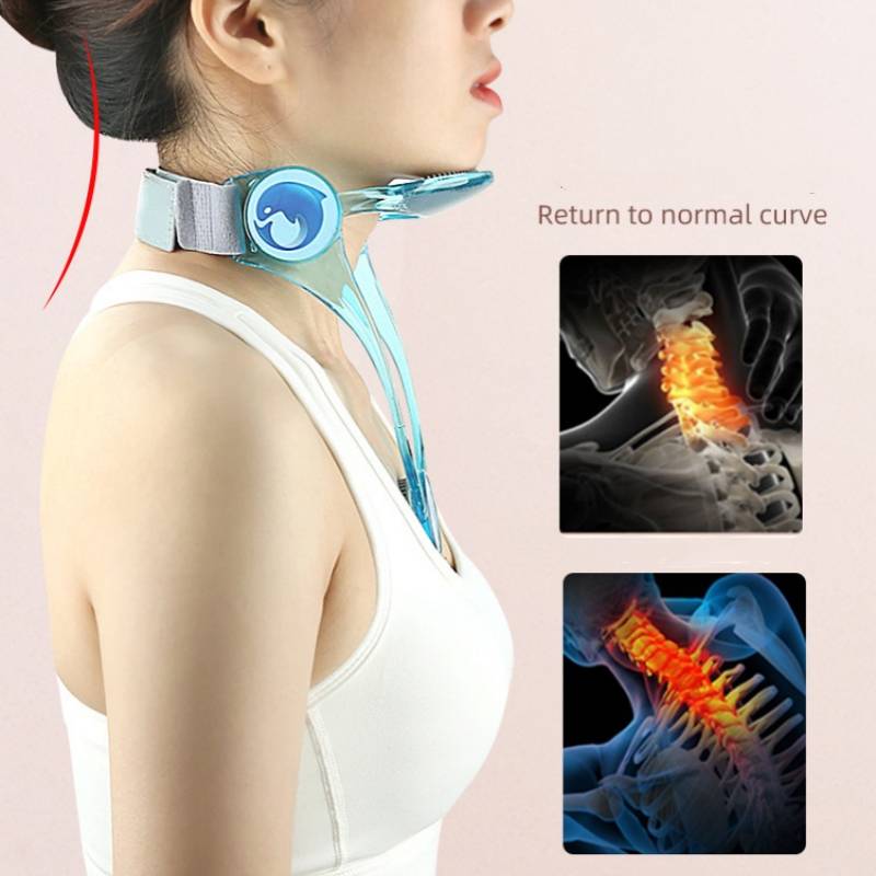 Verstellbare Kopfstütze – Haltungskorrektur und Unterstützung Transparent