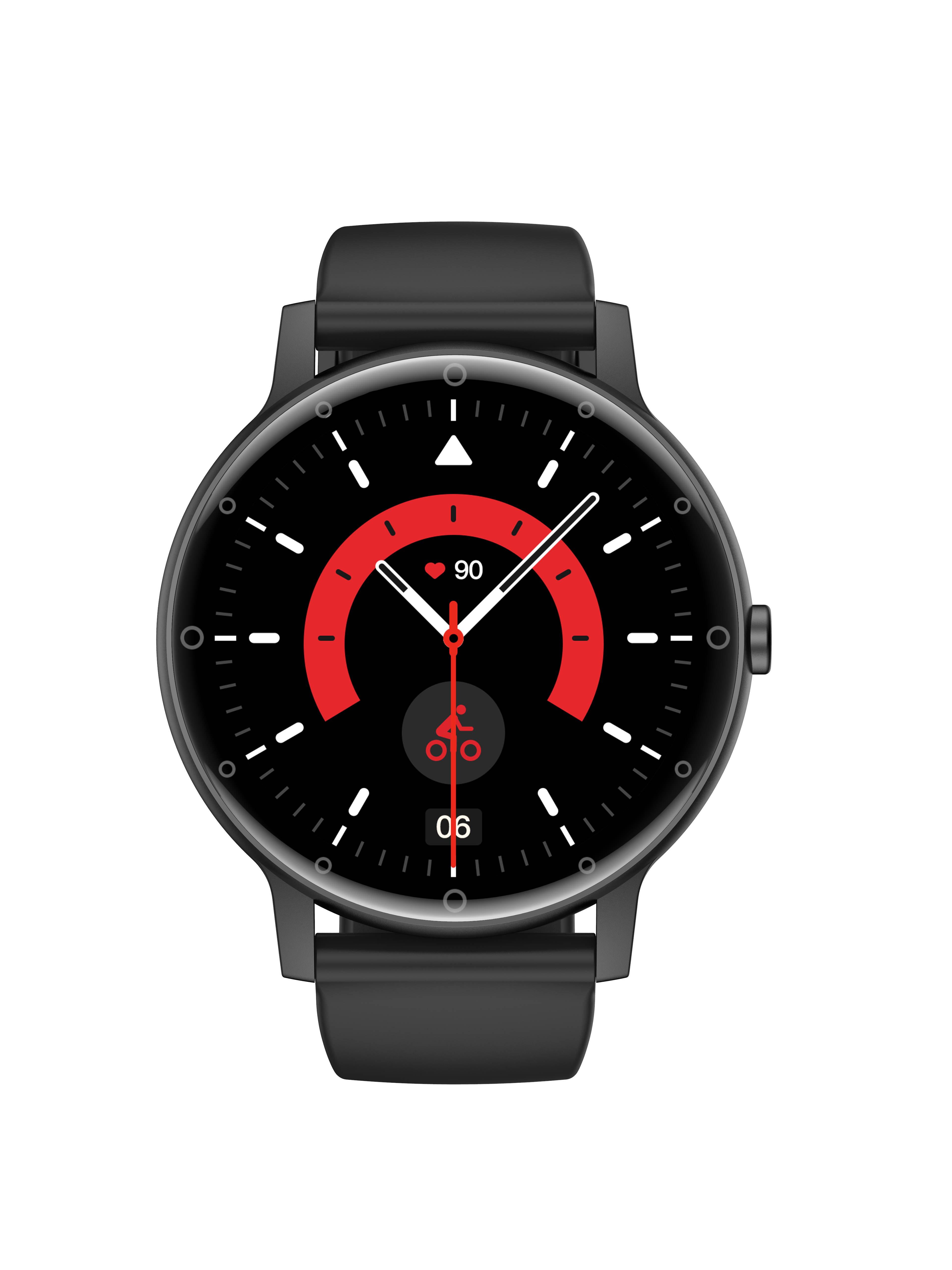 Smartwatch mit Gesundheitsüberwachung Black