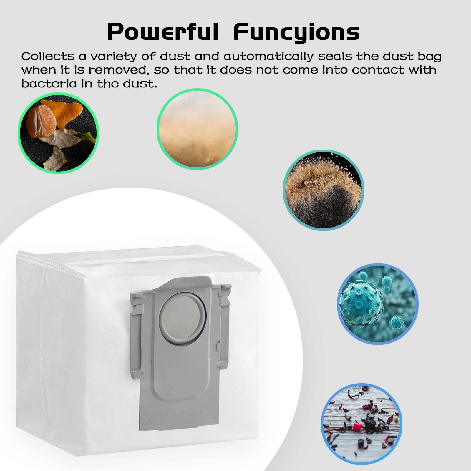 Staubsaugerbeutel 10 Stück Xiaomi Roborock S8 / S8 Pro S8+