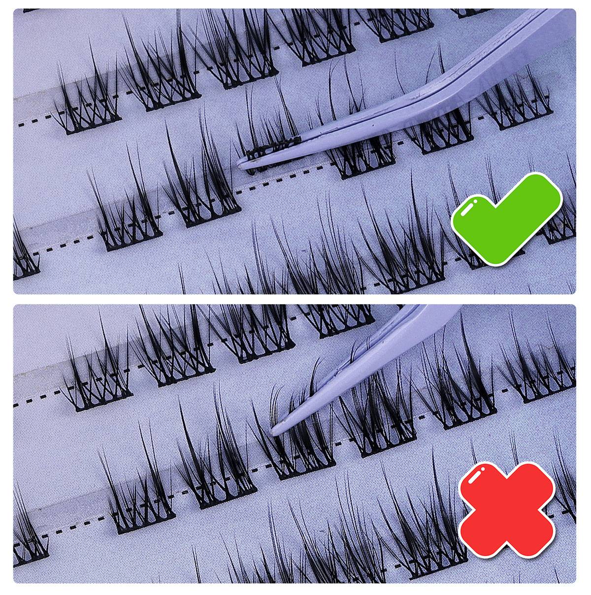 Selbstklebende falsche Wimpern – 120er-Pack