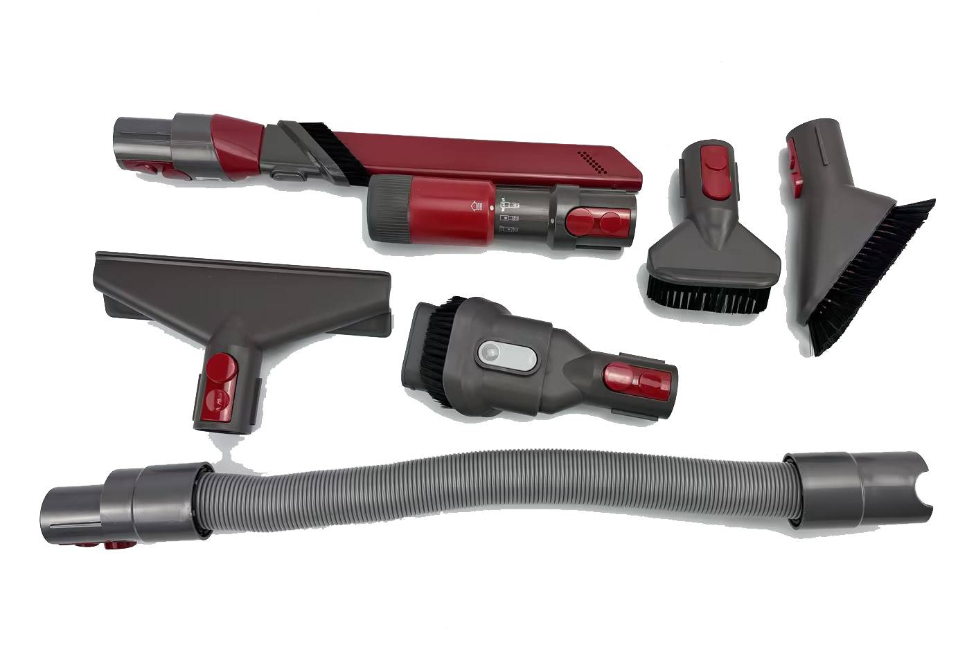 Reinigungswerkzeug für Wäschetrockner und Staubsauger für Dyson V15/V12/V11/ + flexibler Verlängerungsschlauch, Staubbürste und spurlose Staubbü