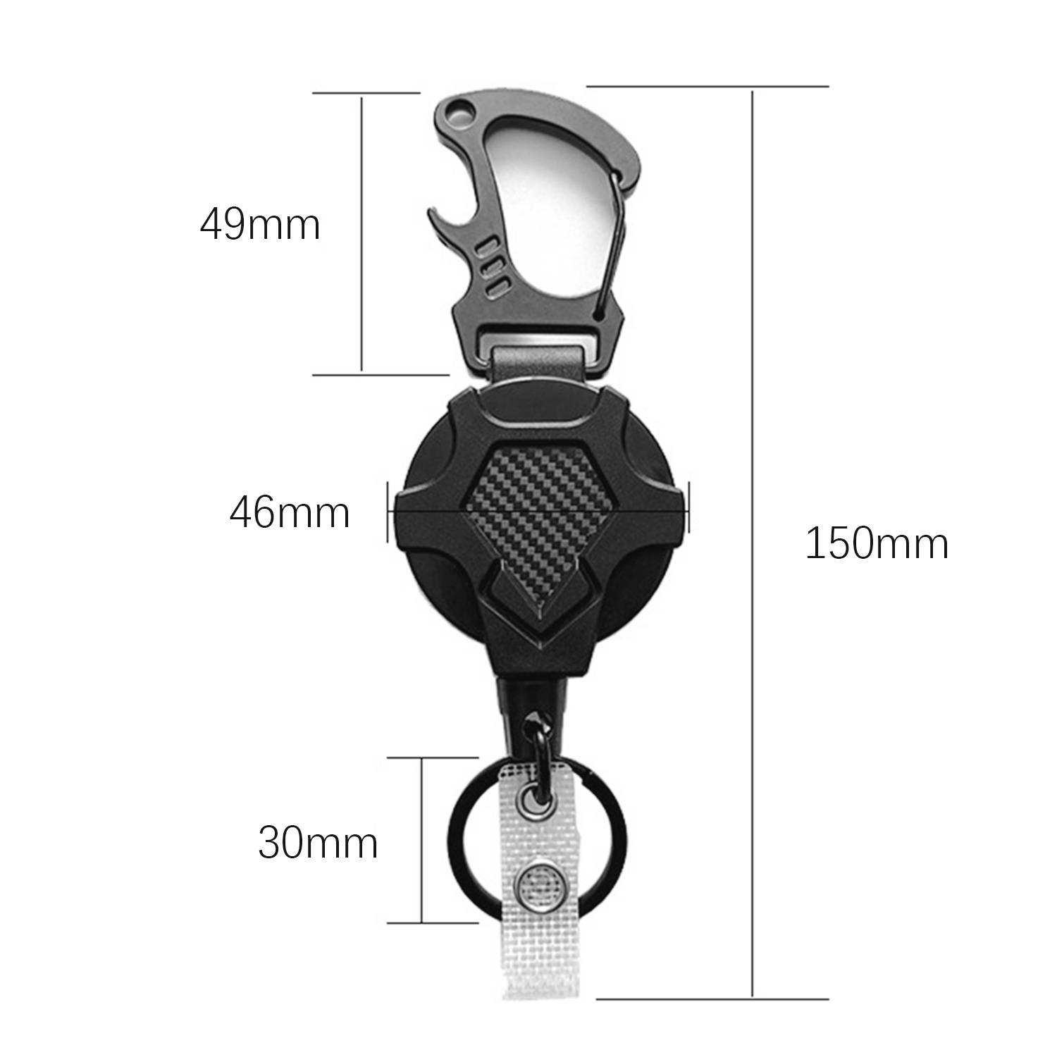 Multifunktionaler, einziehbarer Ausweishalter