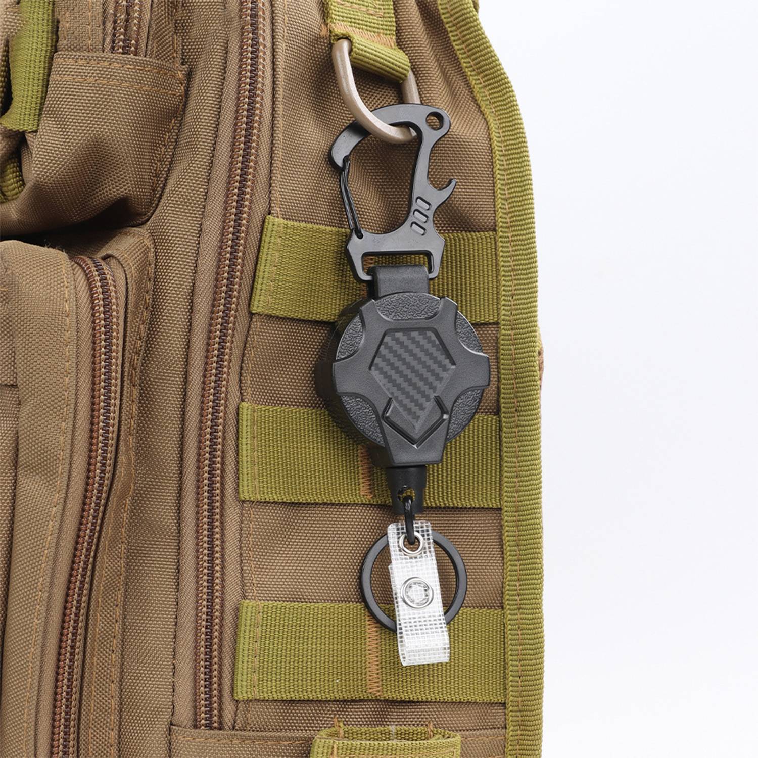 Multifunktionaler, einziehbarer Ausweishalter