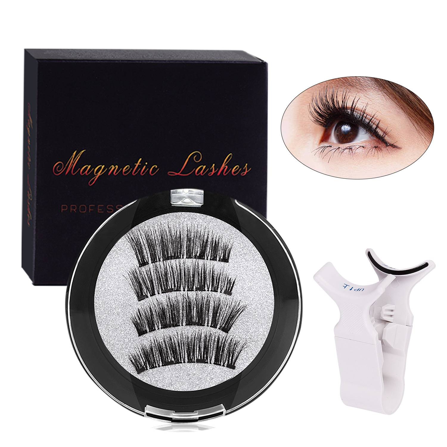 Magnetische Wimpern mit Applikator Modell 1