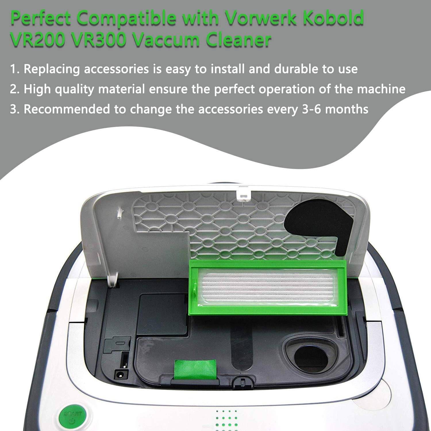 Ersatzteilset für Vorwerk Kobold VR200 VR300 Saugroboter
