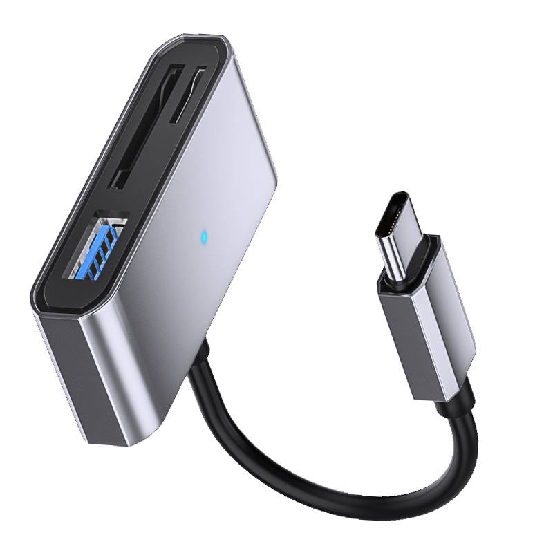 TC-auf-USB- + SD/TF-Adapterkabel