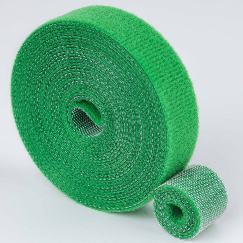 Grüner Klettverschluss für vielseitigen Einsatz 10 mm