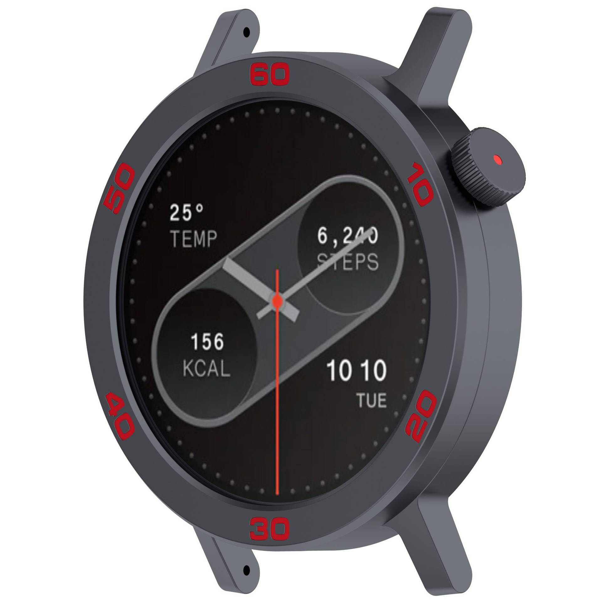 Uhrengehäuse +Displayschutzfolie für CMF Watch Pro2 Grey