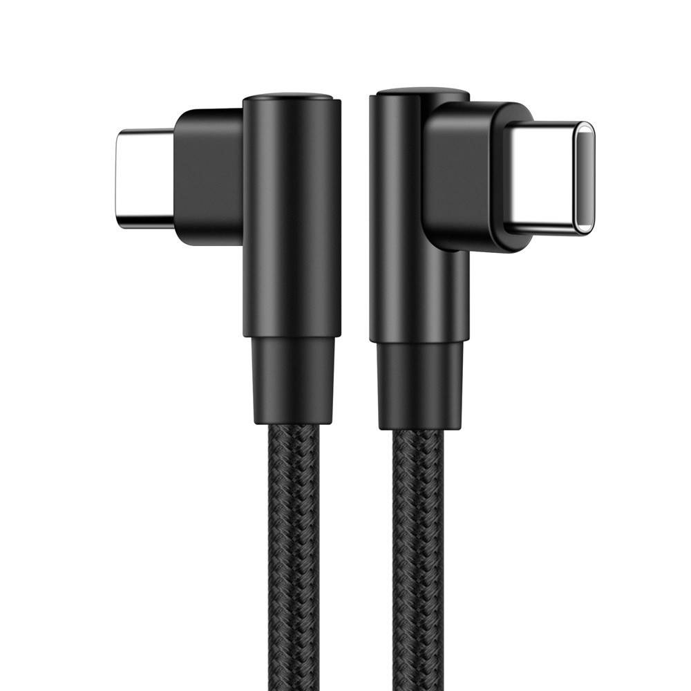 Abgewinkeltes Datenkabel - USB-C auf USB-C 1 m